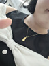 周生生羽毛黃金吊墜 足金掛墜女不含項鏈 生日禮物86820P計價(jià)2.2克 曬單實(shí)拍圖