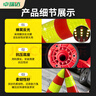 卓瑞達 防撞警示柱 反光柔性彈力柱耐壓抗撞停車(chē)位馬路便道安全隔離路樁 PU-75cm 送膨脹螺栓 曬單實(shí)拍圖