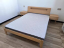彤新雅（Tongxinya）實(shí)木床雙人床主臥大床純實(shí)木1.5米1.8米單人床出租屋床婚床 單床（店長(cháng)推薦） 1.5*2米 曬單實(shí)拍圖