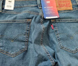 Levi's李維斯25年秋冬新款男士四季恒溫美式505標準直筒牛仔褲 淺藍 32 (32) 曬單實(shí)拍圖