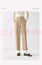 范思藍恩職業(yè)西裝褲休閑褲女冬裝設計感高腰直筒九分煙管褲14700 卡其色 S 曬單實(shí)拍圖