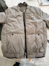 吉普（JEEP）羽絨服男冬季短款休閑棒球領(lǐng)外套男士保暖潮牌衣服男裝 卡其 3XL  曬單實(shí)拍圖