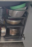 優(yōu)勤槍灰廚房鍋具收納架多層置物架櫥柜內分層水槽下臺面多功能鍋架子 曬單實(shí)拍圖