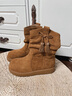 卓詩(shī)尼復古流蘇短靴女堆堆靴2026秋冬新款美拉德廢土風(fēng)百搭勃肯靴 駝色 37 曬單實(shí)拍圖