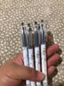 百樂(lè )日本PILOT百樂(lè )筆P500金標中性筆直液式考試水筆黑色簽字筆0.5正品 金標黑色 6 支 曬單實(shí)拍圖