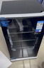 美的【現貨速發(fā)】冰吧冷藏柜嵌入式家用小型保鮮柜辦公室迷你酒柜茶葉柜紅酒柜飲料柜立式單開(kāi)門(mén)冰箱 一級能效【95L四層置物】LC-95GM 曬單實(shí)拍圖