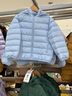 優(yōu)衣庫童裝男女童PUFFTECH空氣棉服可機洗連帽外套排骨棉服478123 61 水藍色 160 曬單實(shí)拍圖