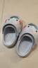 SEVEN ONLY OLINE口水鯊兒童拖鞋男童女孩夏季新款居家用軟底嬰幼兒寶寶涼拖鞋 BABY藍 17 0 內長(cháng)17cm  腳長(cháng)約16.5穿 曬單實(shí)拍圖