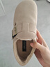 百思圖2025冬季新款勃肯鞋時(shí)尚復古休閑加絨保暖女單鞋D3097DM5 淺杏色 37 曬單實(shí)拍圖
