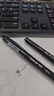 uni三菱 uni-ball AIR黑科技黑色中性筆高顏值0.5黑筆簽字筆商務(wù)直液式水筆水性筆 UBA-188M 6支 曬單實(shí)拍圖