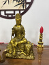 天祥緣 文殊菩薩佛像黃銅普賢菩薩像家居室內佛堂寺廟供奉神像擺件 23號銅文殊普賢菩薩一套【組合八件套】 曬單實(shí)拍圖