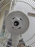 美的（Midea）電風扇落地扇臺扇家用大風量電扇宿舍輕音低噪臺式桌面兩用節(jié)能 【升級七葉強風  臺地兩用】象牙白 曬單實拍圖