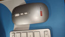 聯(lián)想（Lenovo）無(wú)線(xiàn)藍牙鍵盤(pán)鼠標套裝可充電輕薄便攜商務(wù)辦公電腦iPad平板mac通用剪刀腳無(wú)線(xiàn)鍵盤(pán)無(wú)線(xiàn)鍵鼠套裝 銀白色-鍵鼠套裝【共用接收器】 無(wú)線(xiàn)藍牙雙模 曬單實(shí)拍圖