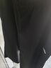 安踏男褲速干七分褲男夏季新款冰絲透氣休閑褲運動(dòng)中褲男士跑步褲子男 （推薦款夏季速干褲拉鏈款）黑色 XL /180cm (適合150-160斤) 曬單實(shí)拍圖