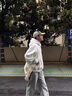 倉石一樹(shù) KAZUKI KURAISHI重磅純色套頭連帽衛衣男士春秋新款美式休閑加絨加厚情侶裝外套潮 灰色 XL 曬單實(shí)拍圖