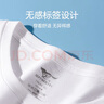 七匹狼【3件裝】純棉短袖t恤男圓領(lǐng)打底衫全棉寬松舒適透氣運(yùn)動汗衫 圓領(lǐng)-黑白灰 XL -建議體重130-150斤 曬單實(shí)拍圖