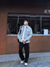 gxg.jeans男裝長(cháng)袖襯衫 灰色小香風(fēng)肌理潮流時(shí)尚襯衣寬松 25秋新品 灰色 L (175) 曬單實(shí)拍圖