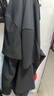 布先生襯衫領(lǐng)純色短袖T恤男夏季門(mén)襟按扣設計涼感透氣上衣AT16090 鋼琴黑 L (175) 曬單實(shí)拍圖