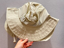 蕉下（beneunder）遮陽(yáng)帽子男士夏季登山帽護頸一體漁夫帽防曬太陽(yáng)帽釣魚(yú)帽送禮物米 曬單實(shí)拍圖