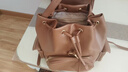 百麗包包女2025秋季時(shí)尚百搭休閑通勤雙肩包BL865CX5 棕色 F 曬單實(shí)拍圖