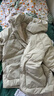 波司登（BOSIDENG）羽絨服女短款連帽加厚新國標90絨商場同款寬松休閑外套 榛果卡其7658【卡碼拍小】 S 160/84A 體重約110-130斤 曬單實拍圖