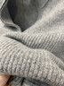 喬沃（JOW）【軟糯100%綿羊毛】加厚半高拉鏈領(lǐng)休閑羊毛衫男秋冬通勤休閑毛衣 曬單實(shí)拍圖