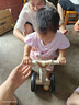 貝思奈兒童平衡車(chē)1-3歲寶寶四輪滑步車(chē)防側翻入門(mén)嬰兒溜溜車(chē)幼兒滑行車(chē) 曬單實(shí)拍圖