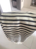 嘉璐伮披肩女經(jīng)典條紋外搭春秋百搭假領(lǐng)子裝飾坎肩空調房搭肩多功能?chē)?針織條紋披肩白色均碼【80-160斤】 曬單實(shí)拍圖