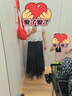 優(yōu)衣庫女裝雪紡長裙層疊半身裙裙子偏短款480747 09 黑色 S /155/64A 曬單實拍圖