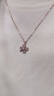Grace Girl彩金色四葉草項鏈女輕奢高級感時(shí)尚飾品214情人節新年禮物送女友 四葉草項鏈（玫瑰金）-本地倉 曬單實(shí)拍圖