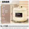 大宇（DAEWOO）5L智能電壓力鍋 電飯鍋 1-8人 家用多功能壓力煲無水料理大容量電飯煲雙內(nèi)膽 DY-YLG05 曬單實拍圖