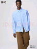 優(yōu)衣庫合作款男裝女裝寬松襯衫/長(cháng)袖襯衣休閑25新款480294 480294/61水藍色 L 曬單實(shí)拍圖