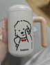 BABLOV【京東限定】花伴森修狗保溫杯女士水杯女生馬克杯陶瓷內膽禮物 曬單實(shí)拍圖