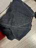 李寧直筒水洗牛仔長(cháng)褲男25秋季不緊繃挺括有型復古錐形褲AJQV019 曬單實(shí)拍圖