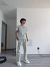 海瀾之家（HLA）板鞋男鞋2025春秋季新款透氣厚底增高休閑小白鞋男經(jīng)典休閑鞋子男 白藍(lán)色 41 曬單實(shí)拍圖
