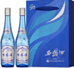 西鳳酒 西鳳375七兩半 鳳香型白酒 光瓶口糧酒 52度 375mL 2瓶 星空 禮盒裝 曬單實(shí)拍圖