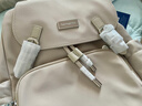 新秀麗（Samsonite）女士背包書(shū)包大容量旅行包雙肩包NW7 米色送女友禮物 曬單實(shí)拍圖