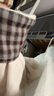 梵希蔓棕色復古翻領(lǐng)菱格棉衣女25年冬季新款寬松夾棉加厚棉襖外套 A2796 米杏色 M （建議100-110斤） 曬單實(shí)拍圖