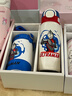 杯具熊（BEDDYBEAR）海浪雙飲保溫杯男女帶杯套便攜吸管水杯大容量學(xué)生杯子500ML迪迦 曬單實(shí)拍圖