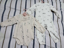 babylove嬰兒包屁衣秋季長(cháng)袖男女寶寶三角哈衣休閑居家爬服松間明月 松間明月 90cm 曬單實(shí)拍圖
