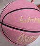 李寧（LI-NING）籃球6號20k女子室內外訓練耐磨PU標準女生六號 LBQU826-1 曬單實(shí)拍圖