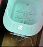 美的（Midea）泡腳桶足浴盆電動(dòng)泡腳盆加熱全自動(dòng)按摩2025實(shí)用洗腳盆智能恒溫過(guò)膝療家用 紫外線(xiàn)殺菌+溫泉沖浪+拆卸按摩盤(pán)+漏保開(kāi)關(guān) 生日禮物送爸爸媽媽婆婆父親母親老人長(cháng)輩實(shí)用高檔養生 曬單實(shí)拍圖
