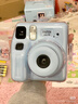 INSTAX富士instax立拍立得 一次成像相機 miniSE（mini7+升級款）藍色 曬單實(shí)拍圖