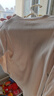 babylove寶寶內(nèi)衣套裝春秋季莫代爾棉嬰兒衣服嬰幼兒家居服睡衣高腰兩件套 白杏米 90 曬單實(shí)拍圖