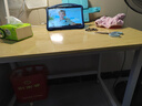 舒客藝家 電腦桌臺式小戶(hù)型小桌子家用學(xué)習桌寫(xiě)字辦公書(shū)桌電競長(cháng)條桌子 木紋白架單桌100*60*74 加固電腦桌 曬單實(shí)拍圖