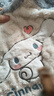 Hello Kitty女童家居服玉桂狗秋冬裝新款兒童珊瑚絨睡衣套裝中大童保暖童裝厚 灰藍色 150 cm 曬單實(shí)拍圖
