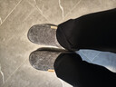 奧康（Aokang）包跟棉拖鞋男士冬季保暖室內居家老人防滑防臭加絨全包棉鞋女外穿 深灰 42-43 【適合41-42】 曬單實(shí)拍圖