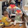 babylove嬰幼兒馬甲秋冬款薄夾棉新生兒保暖背心外穿百搭寶寶坎肩內搭 大吉大利-綠 80 cm 曬單實(shí)拍圖