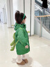 木木屋（mumuwu）品牌童裝兒童棉服女童冬裝保暖外套加厚防寒棉襖女孩長(zhǎng)款棉衣北方 青蛙棉衣 110 適合100-110cm年齡4-5歲 曬單實(shí)拍圖