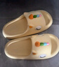 G.DUCKKIDS小黃鴨兒童拖鞋夏季卡通厚底踩屎感軟底浴室洗澡防滑女童涼拖鞋 米黃-2024年上新 24 25(適合腳長(cháng)15.5cm) 曬單實(shí)拍圖